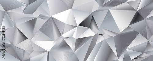 Vector abstract silver, triangles background