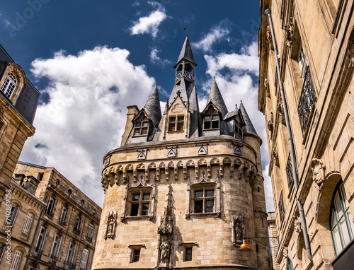 Old gate entrance to the city of Bordeaux photo