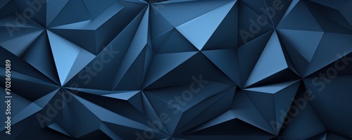 Vector abstract pewter blue, triangles background photo