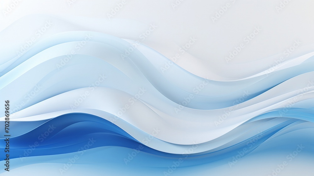 A blue and white background with wavy lines A blue and white background with wavy lines