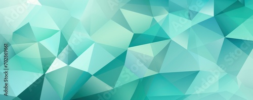 Vector abstract mint, triangles background