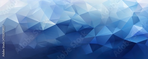 Vector abstract indigo blue, triangles background