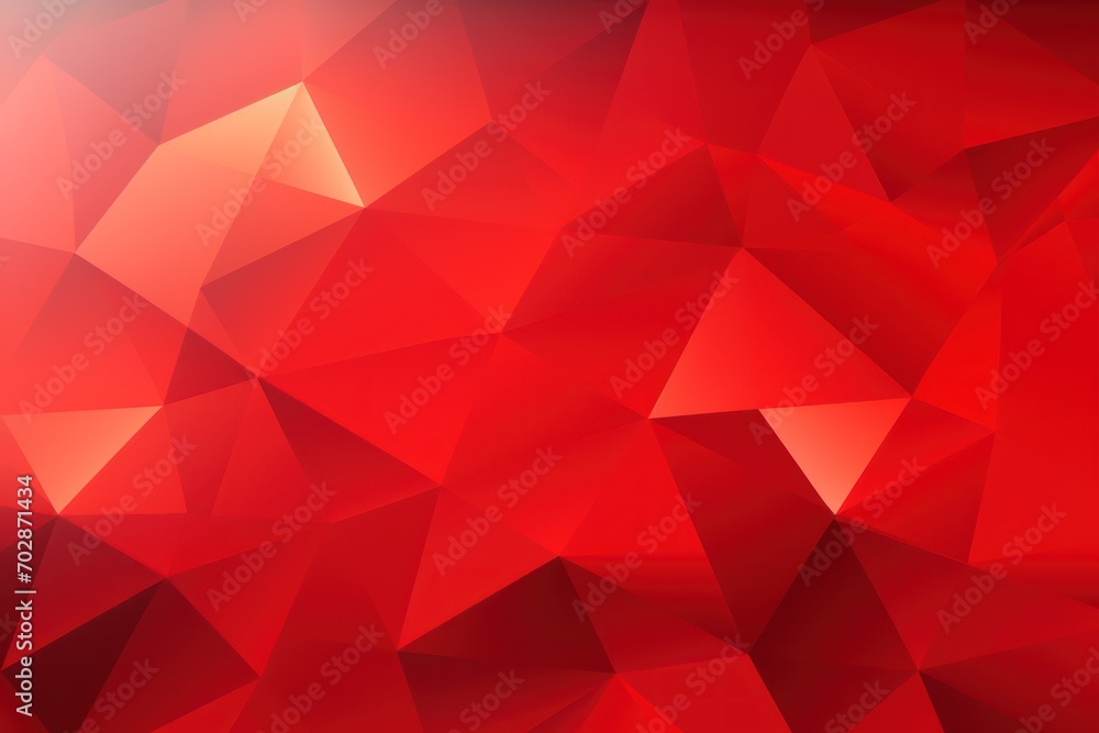 Vector abstract crimson red, triangles background