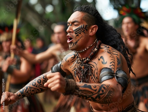 Maori Haka Dance