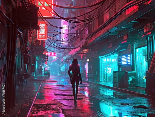Cyberpunk City Human