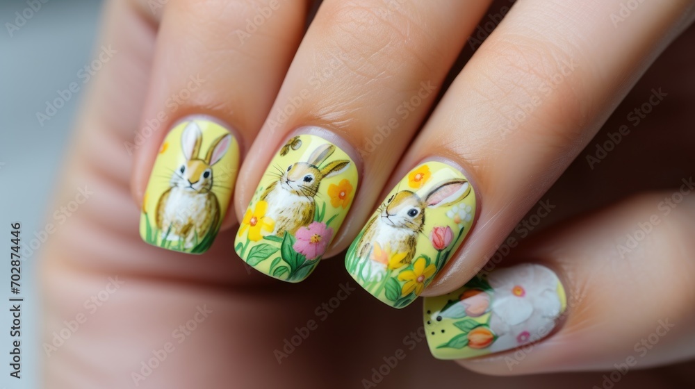 Aesthetic women's nails, manicure Aesthetic women's nails, manicure