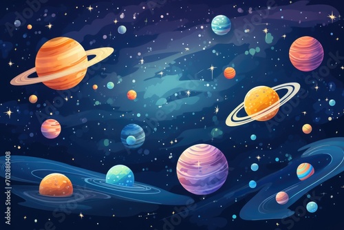 planets and space