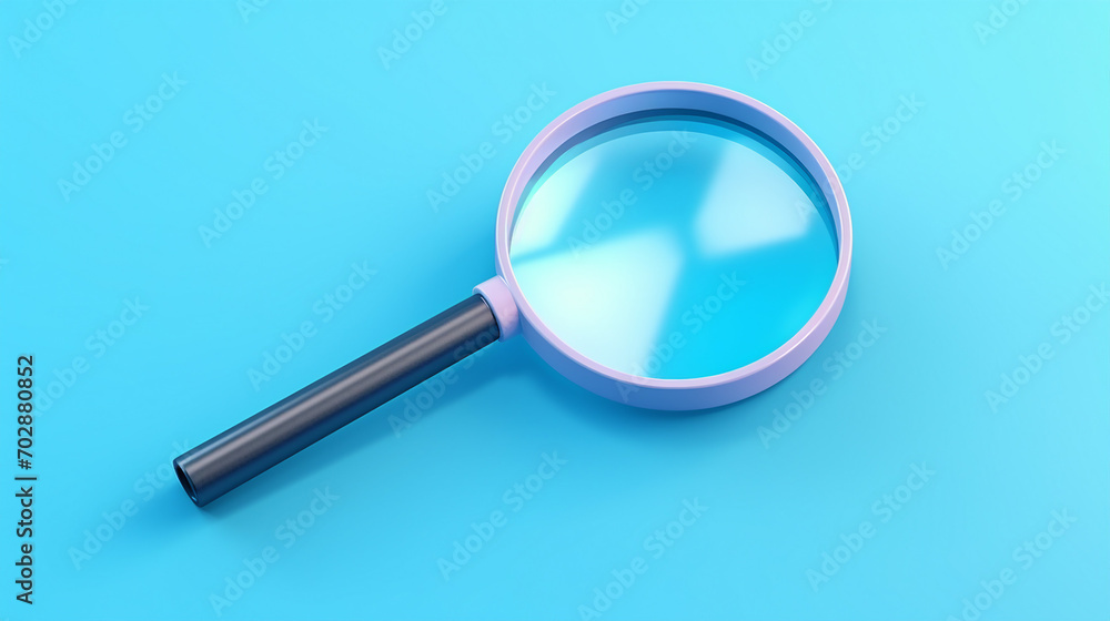 Intriguing 3D Icon Search with Magnifying Glass Zooming In - Technology Exploration Concept on White Background Intriguing 3D Icon Search with Magnifying Glass Zooming In - Technology Exploration Concept on White Background