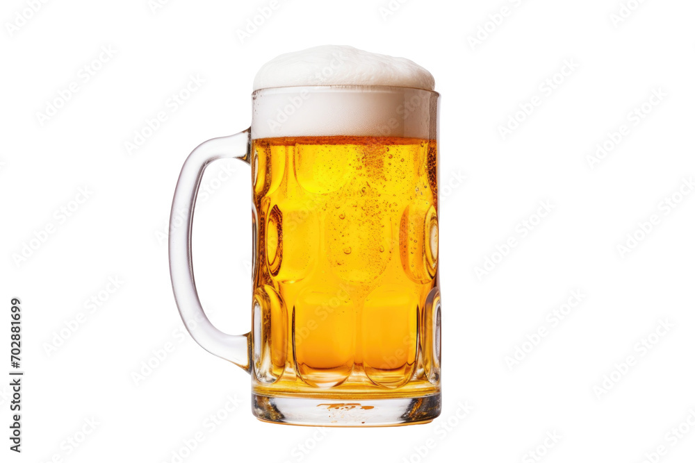 Cold Beer in Frosted Mug, transparent background, png Cold Beer in Frosted Mug, transparent background, png