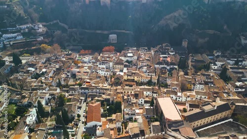 La Alhambra Aerial View In Andalucia
