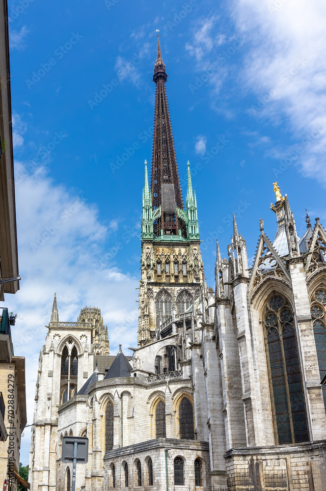 Gothic cathedral of Rouen, Normandy, France Gothic cathedral of Rouen, Normandy, France