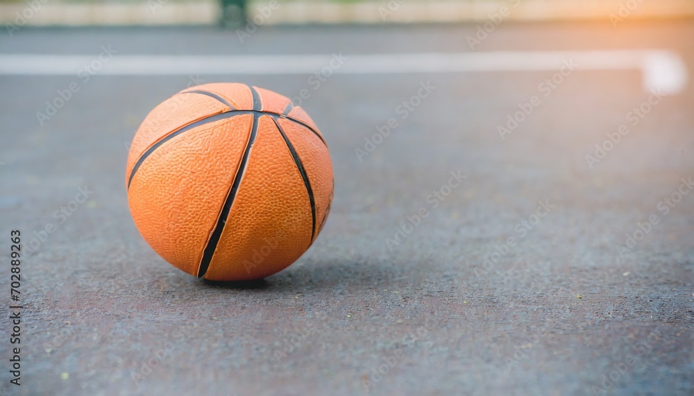 single small orange basketball ball