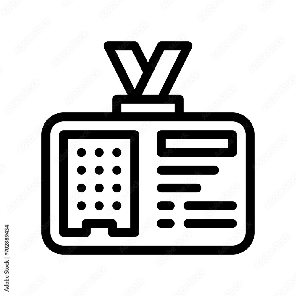 identity line icon identity line icon