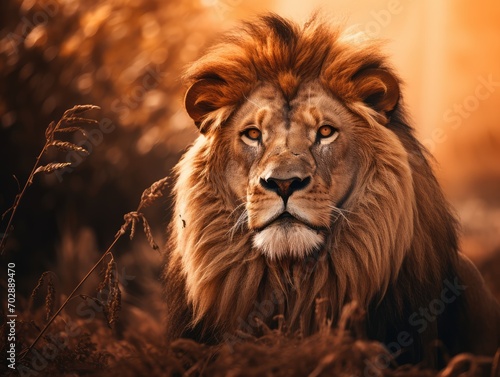portrait of a lion © faiz
