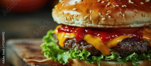 Enjoy the fresh and flavorful satisfaction of juicy burgers.