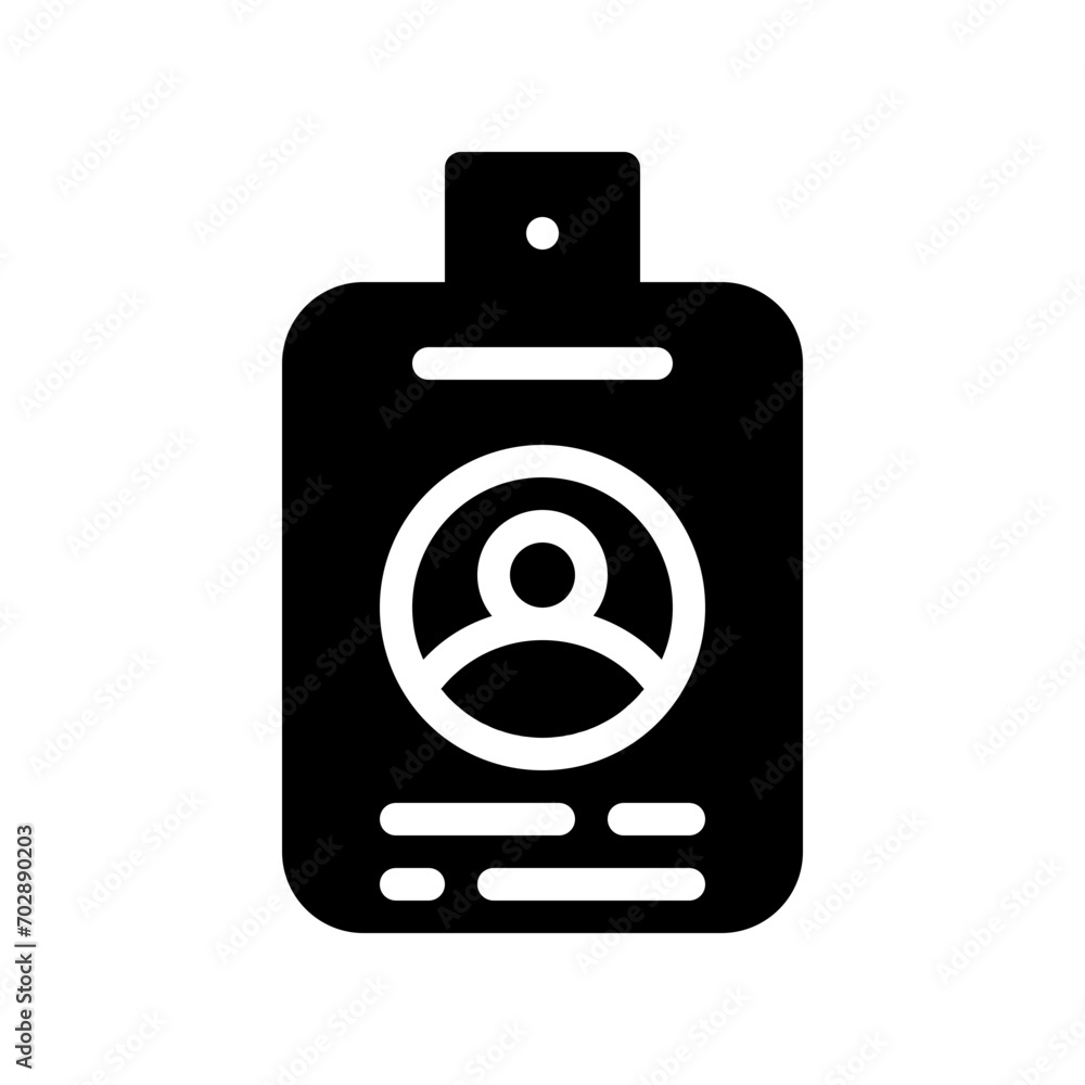 business card glyph icon business card glyph icon