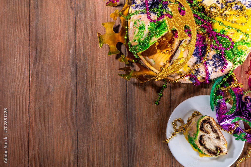 King cake for Mardi Gra King cake for Mardi Gra