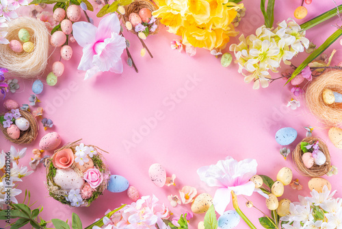 Happy Easter  greeting card background