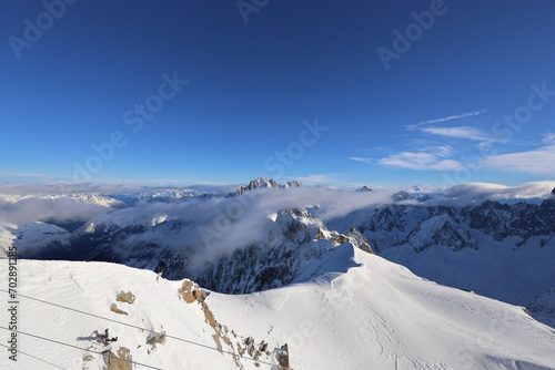 paysage neige ski montagne