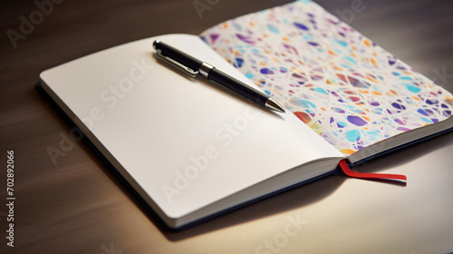 opened notebook calendar with a pen placed on it 