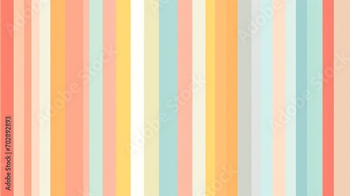 A Modern Striped Wallpaper Pattern in Pastel Colors