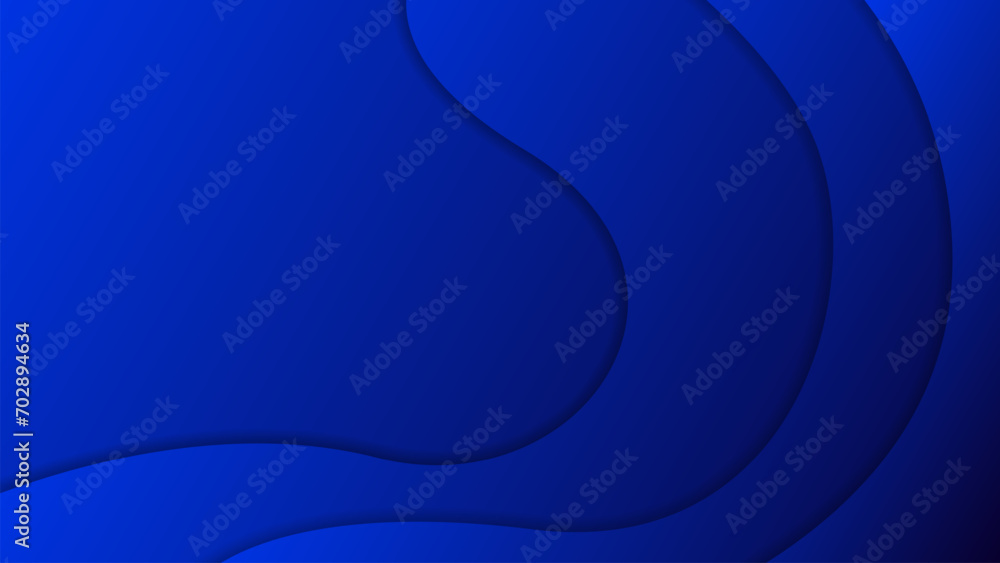 Deep blue ocean background with papercut wave style Deep blue ocean background with papercut wave style