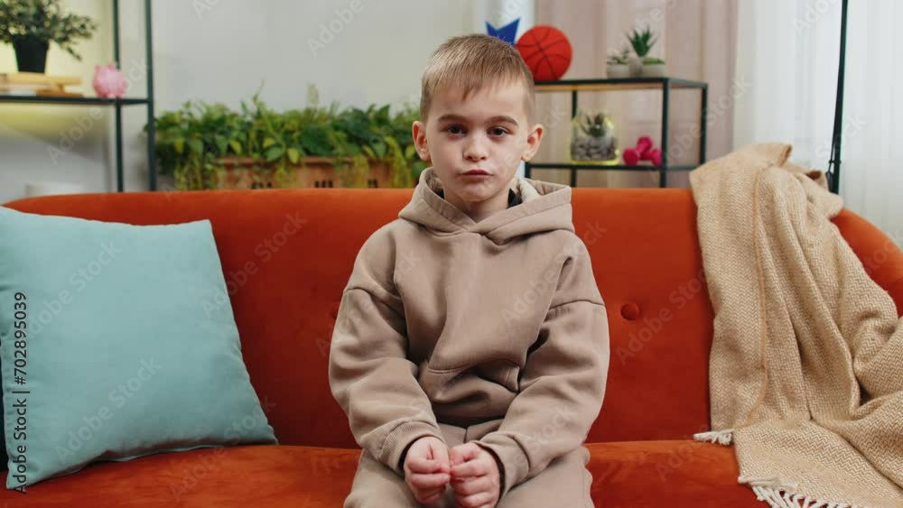 Indignant Children What. Why. Young child kid boy raising hands in indignant expression ...