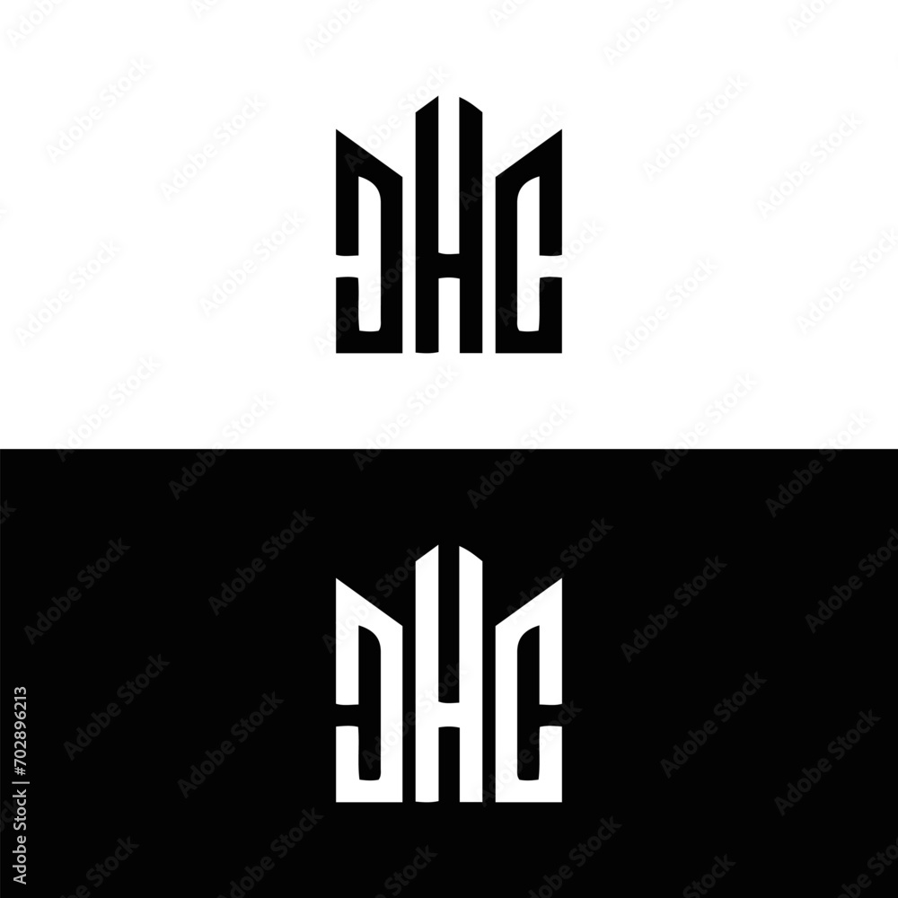 CHC logo. CHC set , C H C design. White CHC letter. CHC, C H C letter logo design. Initial letter CHC letter logo set, linked circle uppercase monogram logo. C H C letter logo vector design.	
