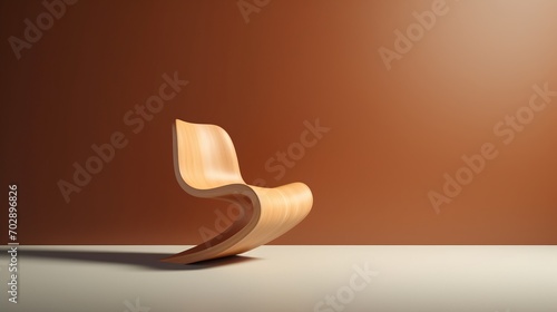 A Simple Wooden Chair on a Floor