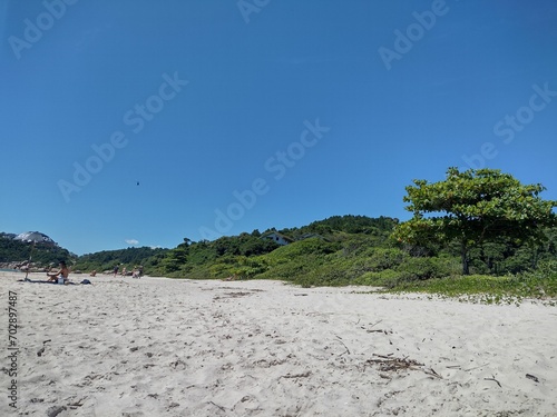 person walking on a desert beach