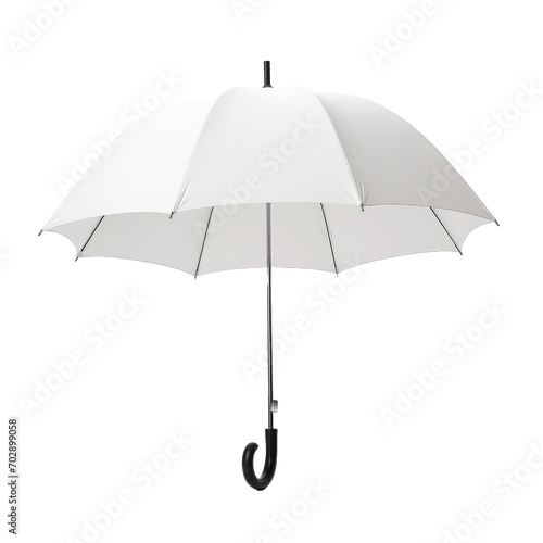 White Umbrella isolated on white or transparent background