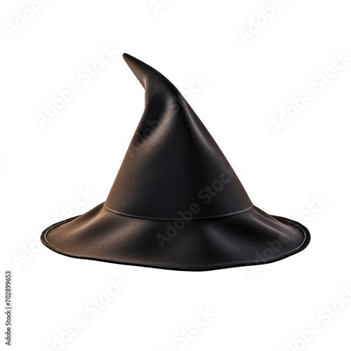 Witchs hat isolated on white or transparent background