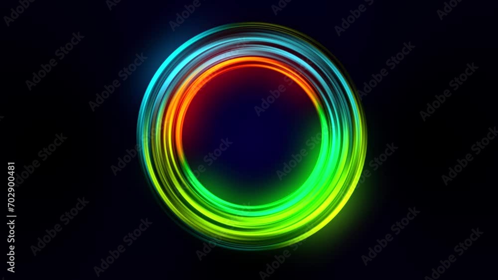 Colorful ring of rainbow streaks evolving and glowing as they spin. Expands on opening and runs for 00:15. Great for motion graphics and use as an overlay for corporate and artistic logos. 4K. Colorful ring of rainbow streaks evolving and glowing as they spin. Expands on opening and runs for 00:15. Great for motion graphics and use as an overlay for corporate and artistic logos. 4K.