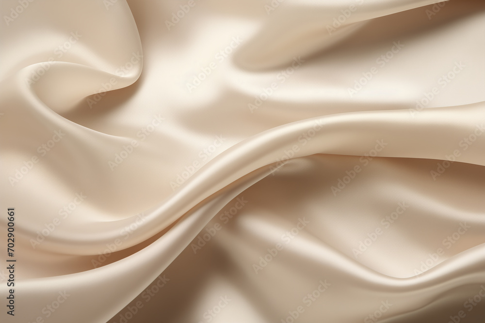 Obraz premium Silk cream texture close up