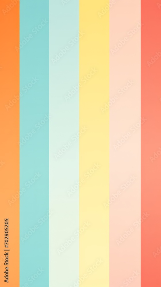Multicolored Wallpaper with Vertical Stripes