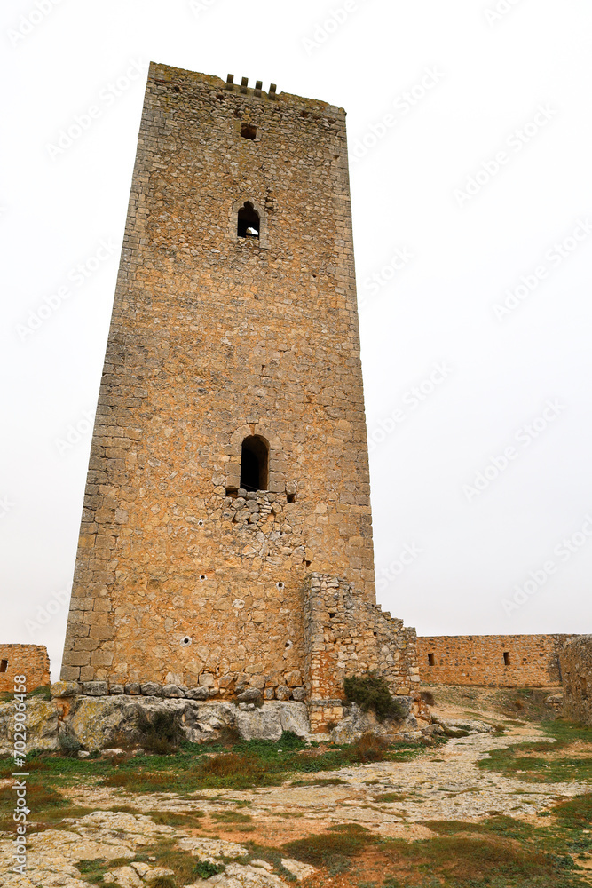 Torre de Armas in Alarcon, a little Middle-Ages town in Cuenca region Torre de Armas in Alarcon, a little Middle-Ages town in Cuenca region