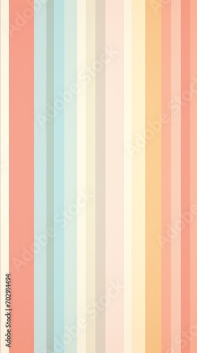 A Striped Wallpaper With Pastel Colors