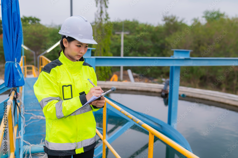 Environmental engineers work at wastewater treatment plants,Water supply engineering working at Water recycling plant for reuse,Check the amount of chlorine in the water to be within the criteria. Environmental engineers work at wastewater treatment plants,Water supply engineering working at Water recycling plant for reuse,Check the amount of chlorine in the water to be within the criteria.
