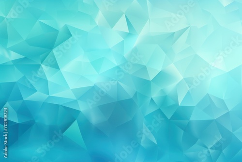Vector abstract aquamarine  triangles background