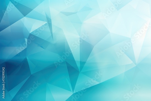 Vector abstract aquamarine, triangles background