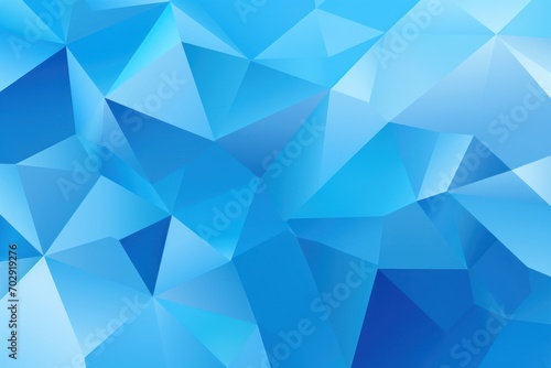Vector abstract aqua blue, triangles background