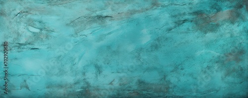Turquoise background on cement floor texture © GalleryGlider