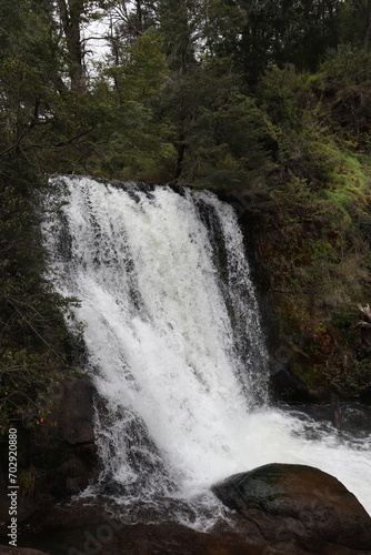 Small waterfall in San Mart  n de los Andes