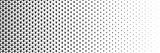 horizontal black halftone of yen or yuan currency sign design for pattern and background.