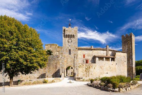 Larressingle on route to Santiago de Compostela, departement Gers, Occitanie, France