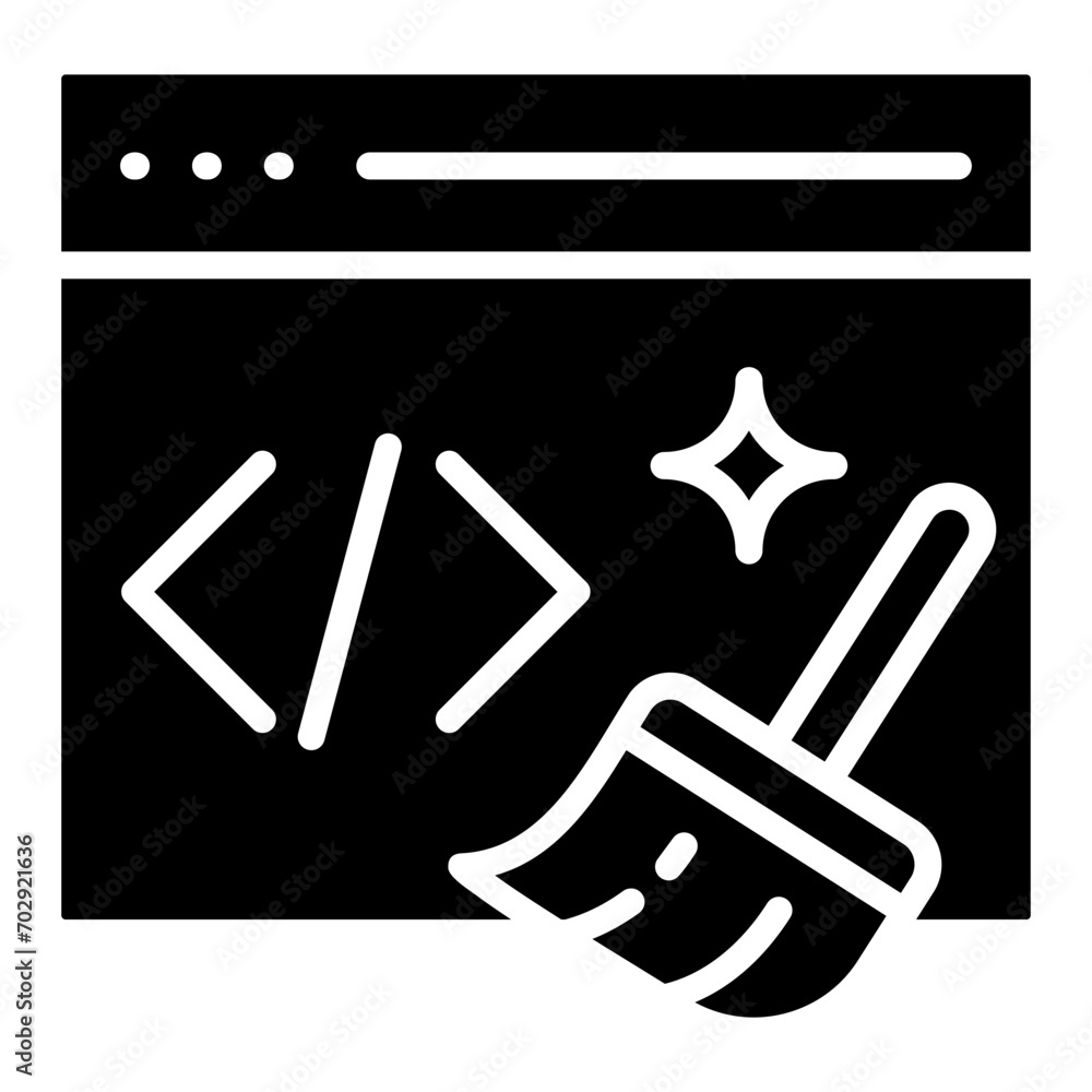 Clean Code Icon Element For Design Clean Code Icon Element For Design