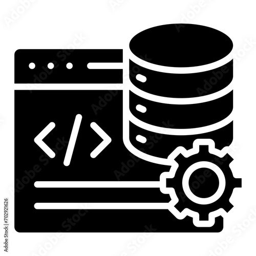 Backend Development Icon Element For Design