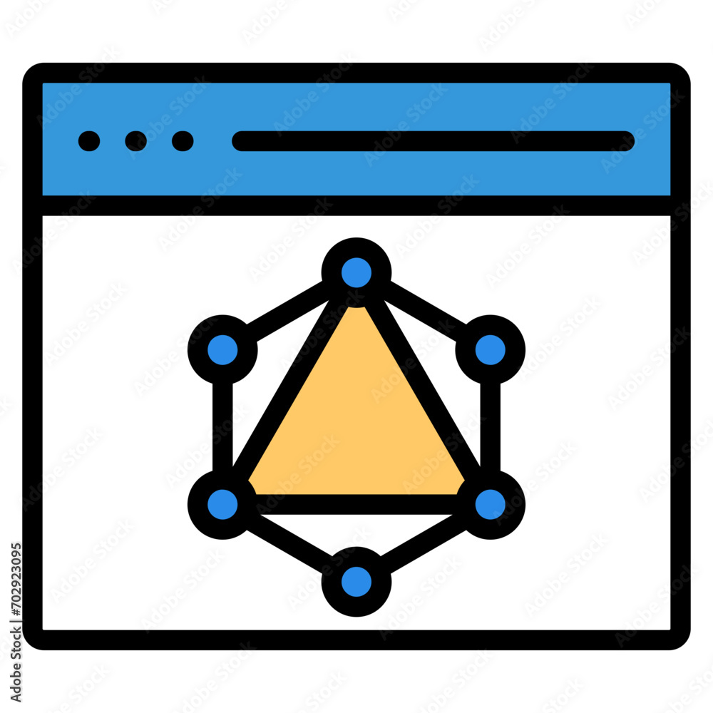 Graphql Icon Element For Design Graphql Icon Element For Design