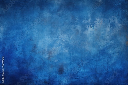 Textured royal blue grunge background