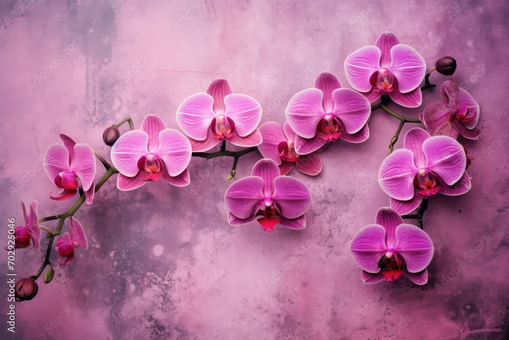 Textured orchid pink grunge background 